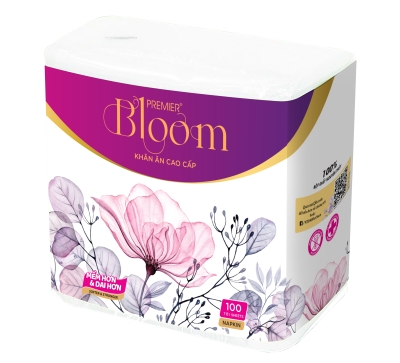 Khăn Ăn Cao Cấp PREMIER 310mm x 330mm 100 Tờ