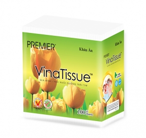Napkin PREMIER VinaTissue 100-Sheet